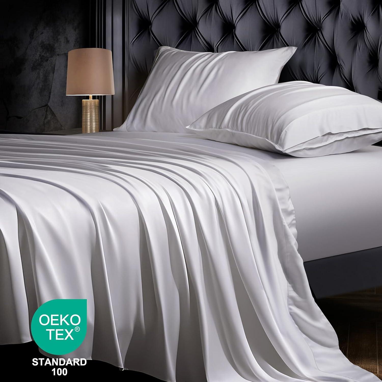 Juego de Sábanas King OnlySet 100% Viscosa Bambú 4 Piezas