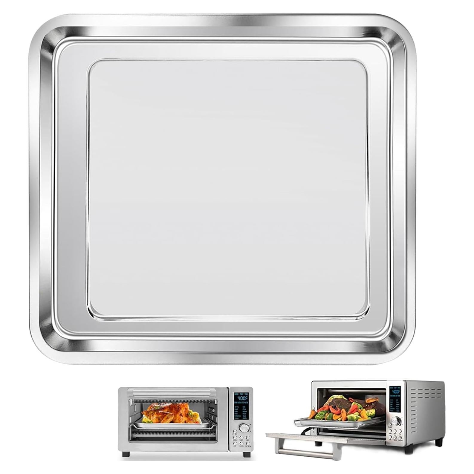 Sartén de Parrilla para Horno de Aire Nuwave Bravo 21 Qt 28.4x26.7 cm