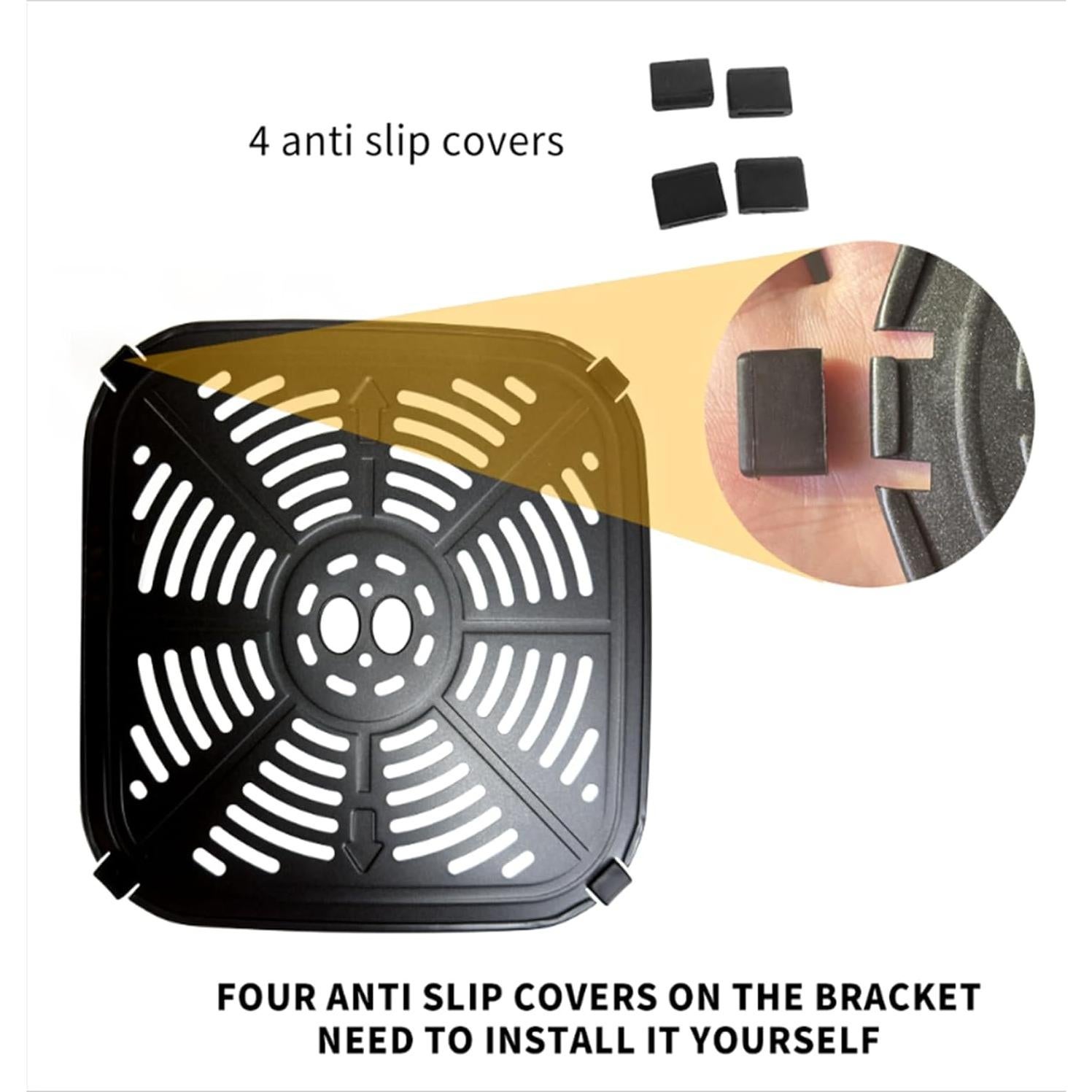 Horno Tostador Freidora de Aire T&Jero 6 QT Acero Inoxidable