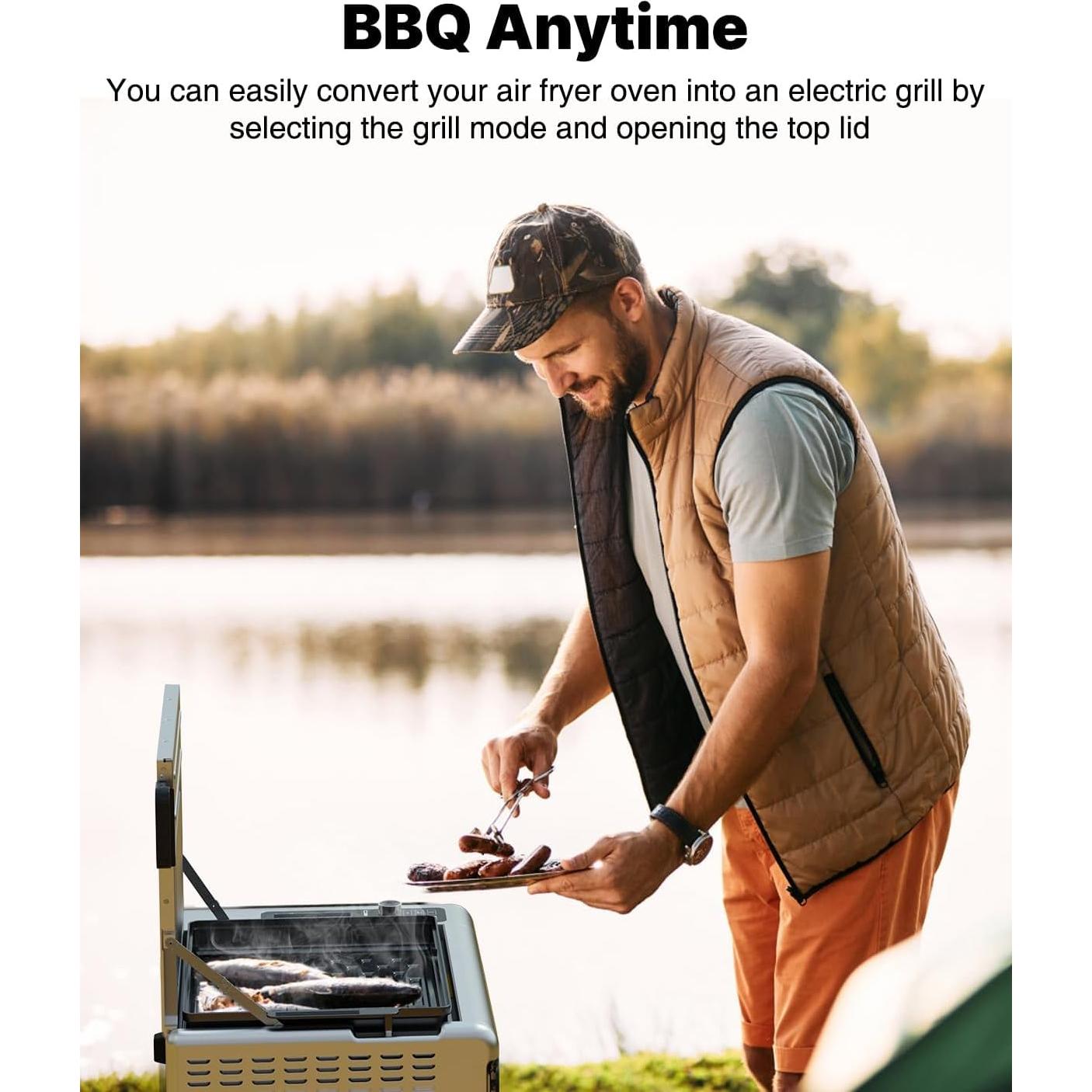 Horno de Aire Frito JOYAMI 18QT 1600W Multifuncional 9 en 1