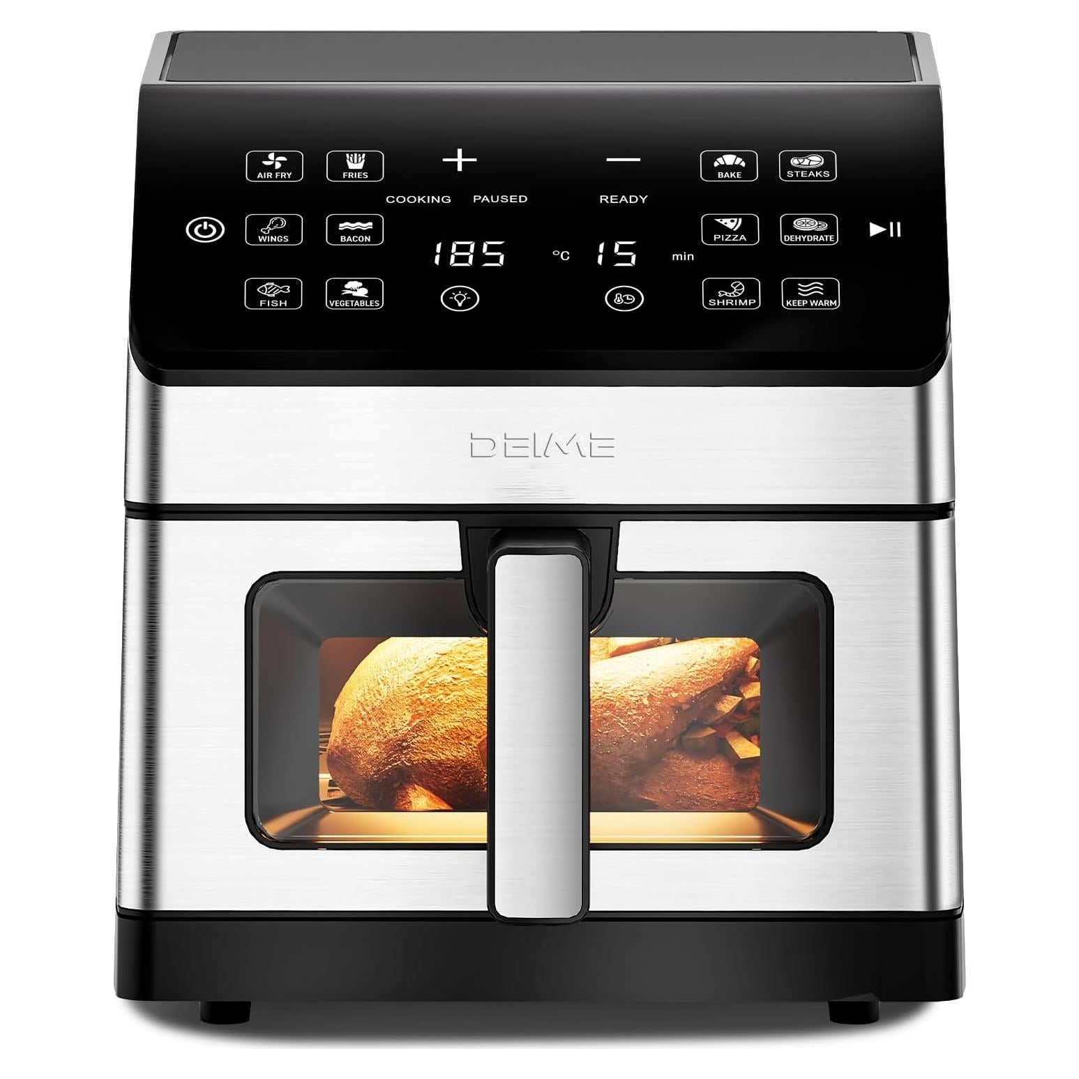 Freidora de Aire DEIME 6.5 QT 1700W 12-en-1 Saludable