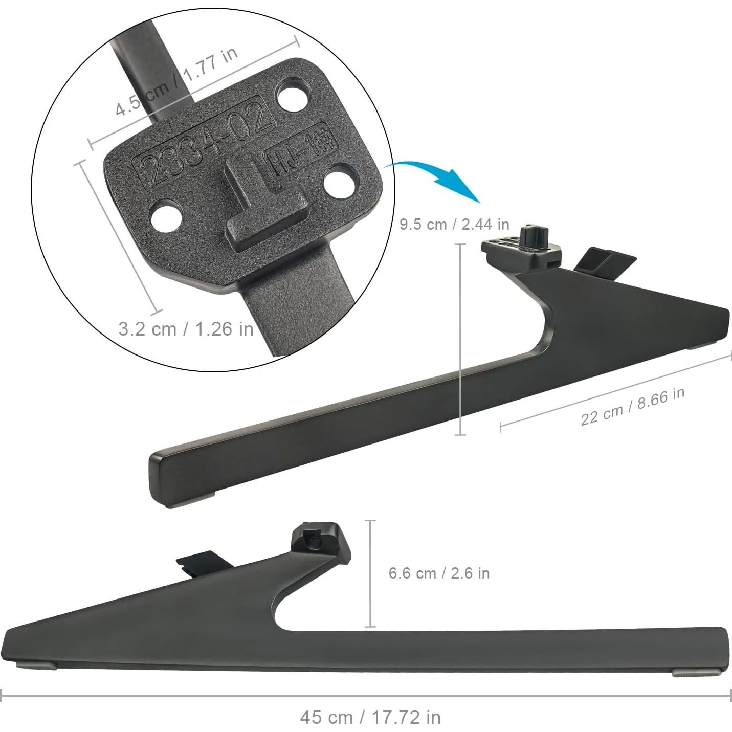 Patas de Soporte VINABTY para Hisense 85U7H 85A65GUA 38.1cm