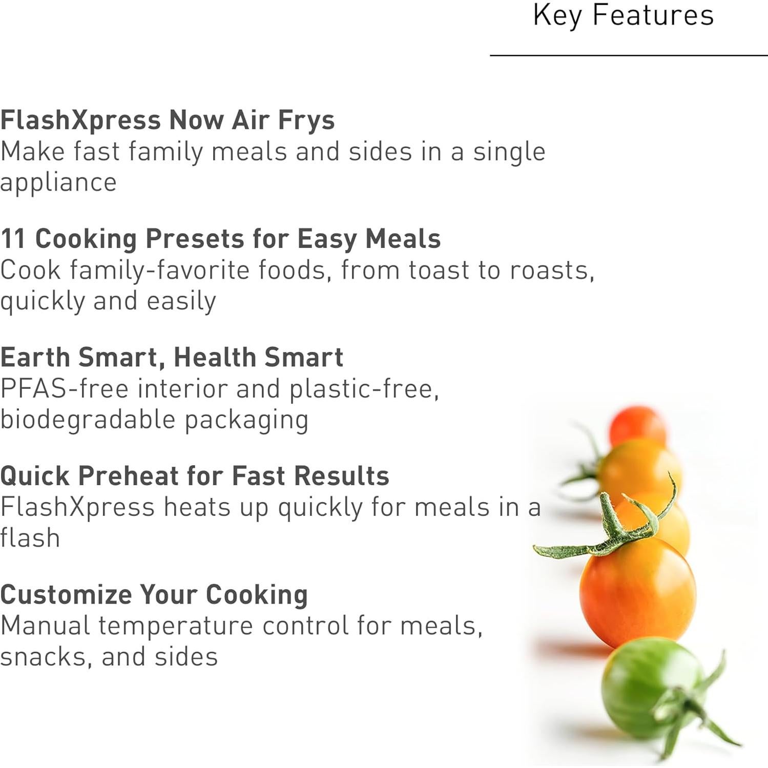 Horno Tostador Air Fryer Panasonic FlashXpress 11 en 1 1800W