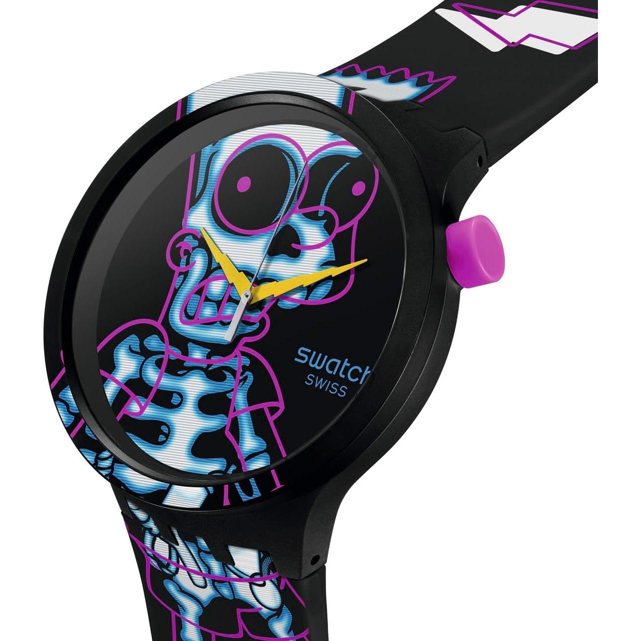 Reloj Swatch Big Bold Unisex Automático 47mm Negro