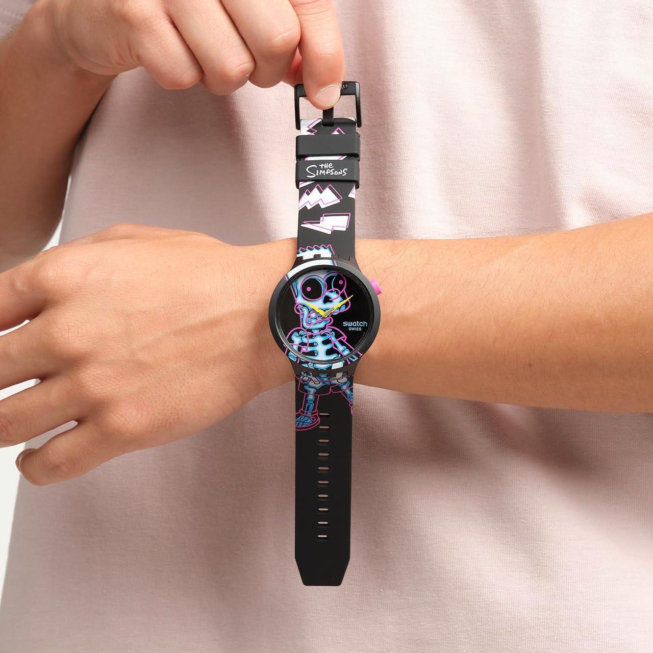 Reloj Swatch Big Bold Unisex Automático 47mm Negro