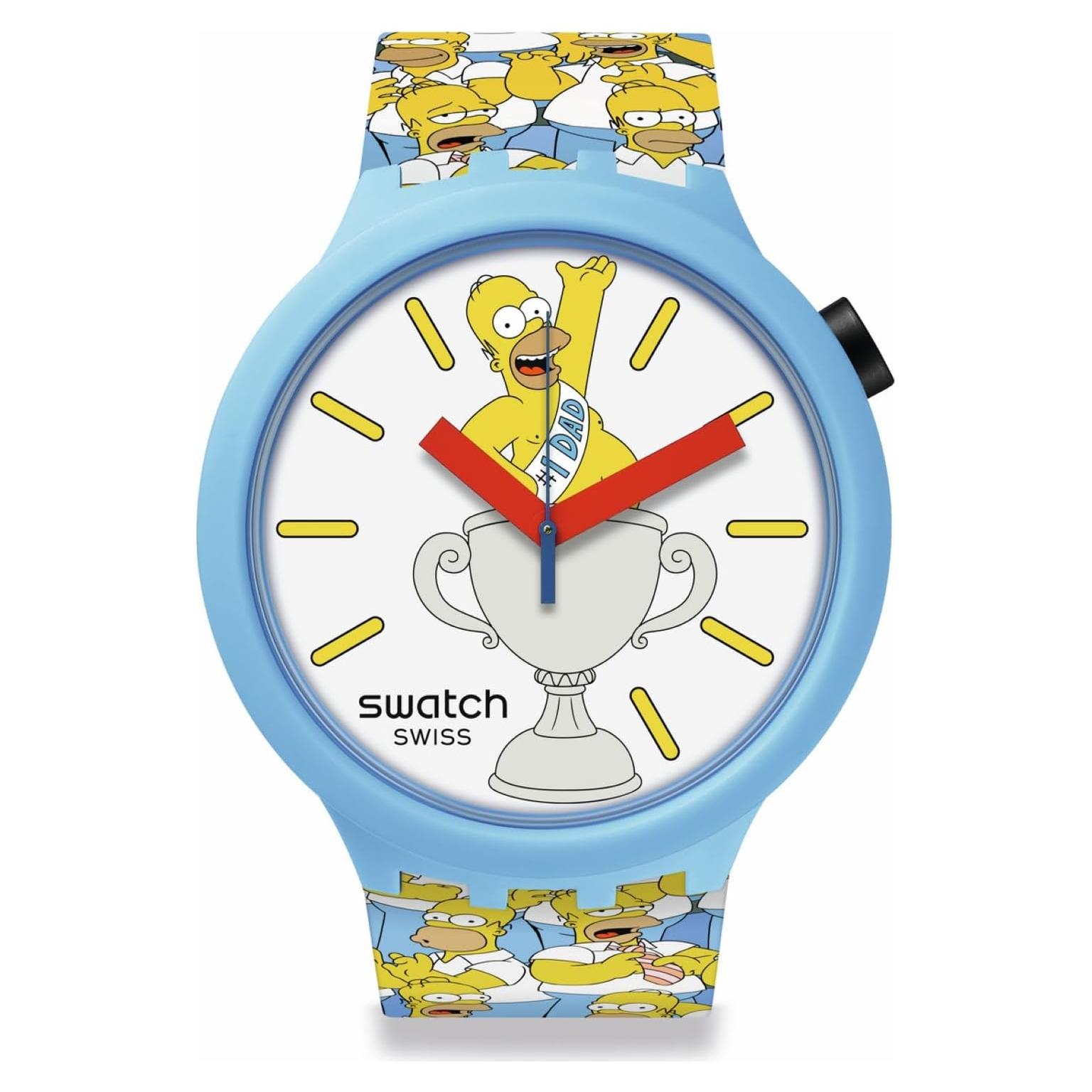Reloj Unisex Swatch Big Bold Biosourced 47mm Azul Automático