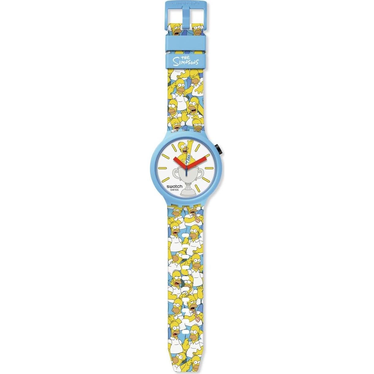 Reloj Unisex Swatch Big Bold Biosourced 47mm Azul Automático