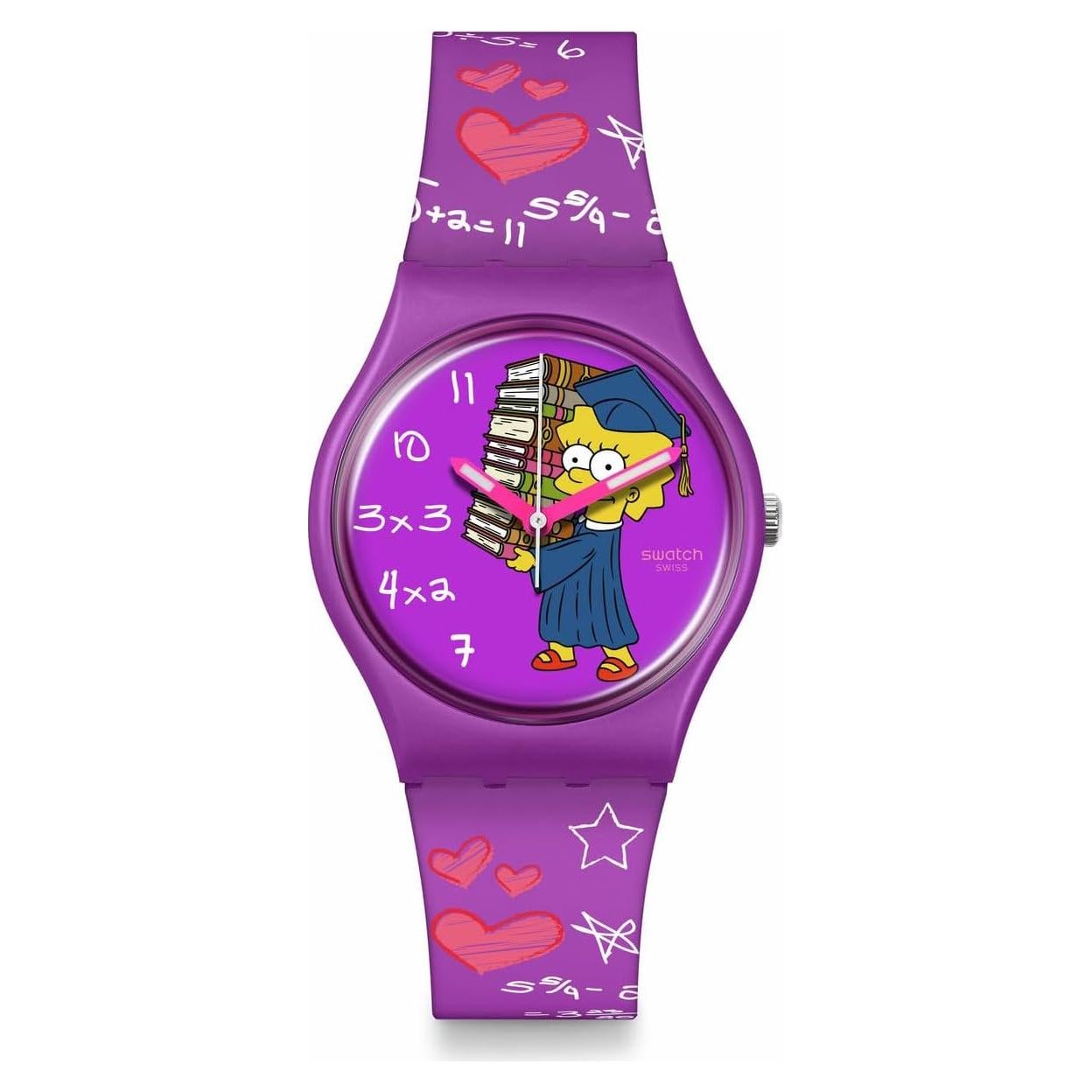 Reloj Unisex Swatch Gent Biosourced Lisa Simpson 34mm