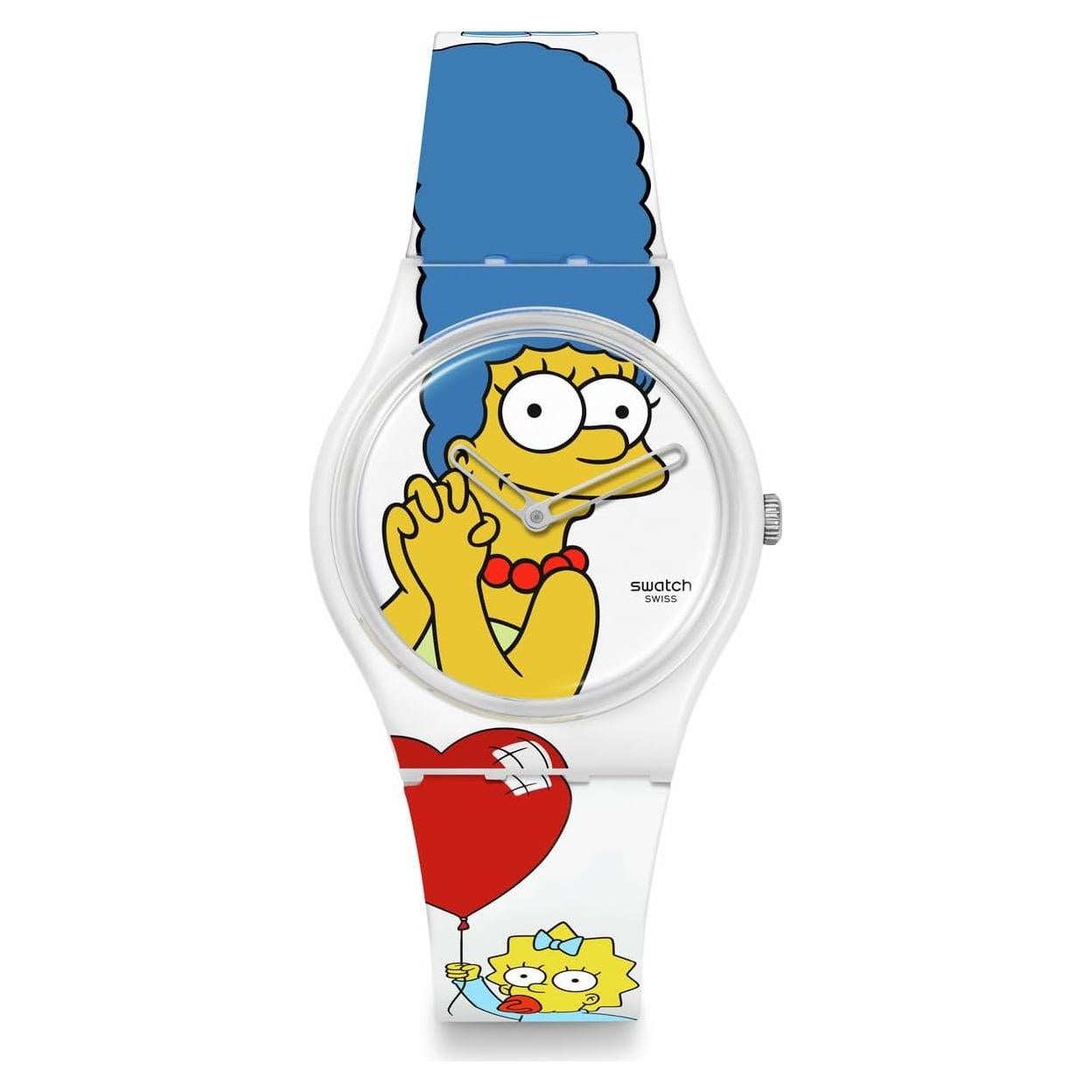 Reloj Unisex Swatch Gent Biosourced 34mm Los Simpson
