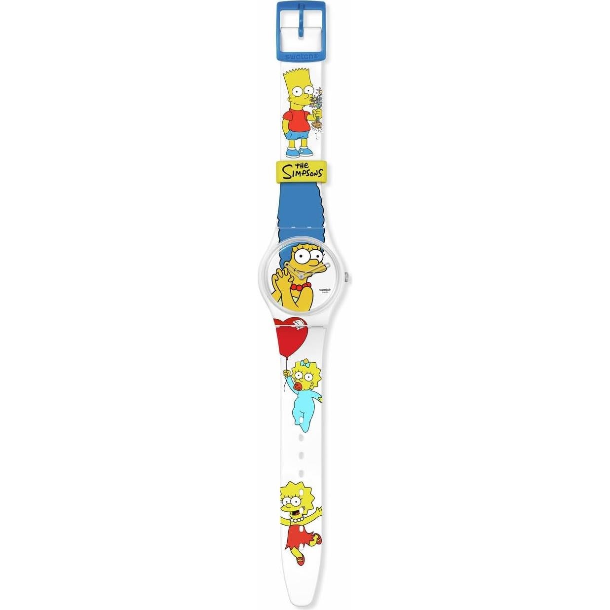 Reloj Unisex Swatch Gent Biosourced 34mm Los Simpson