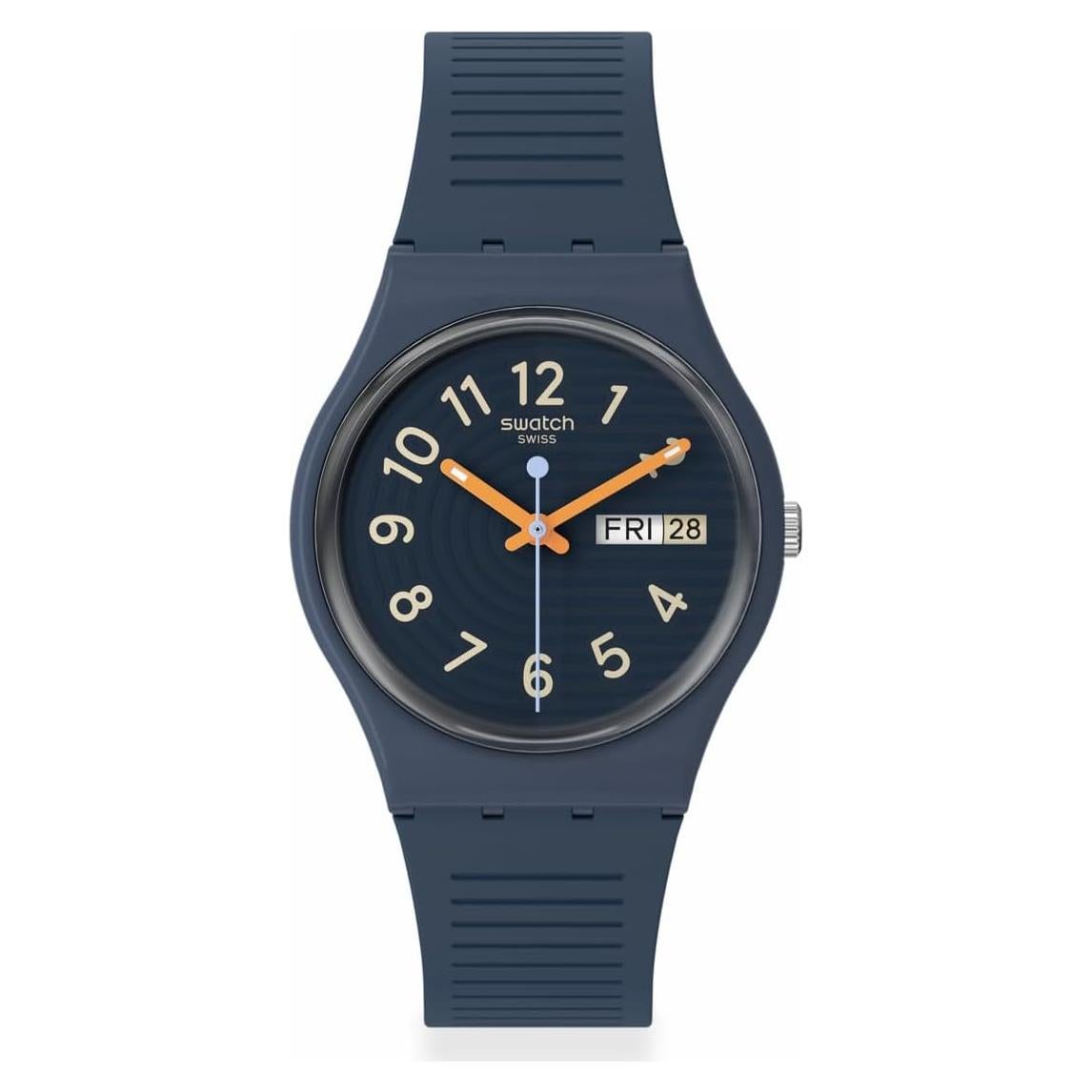 Reloj Unisex Swatch Gent Biosourced Azul 34mm Cuarzo Impermeable