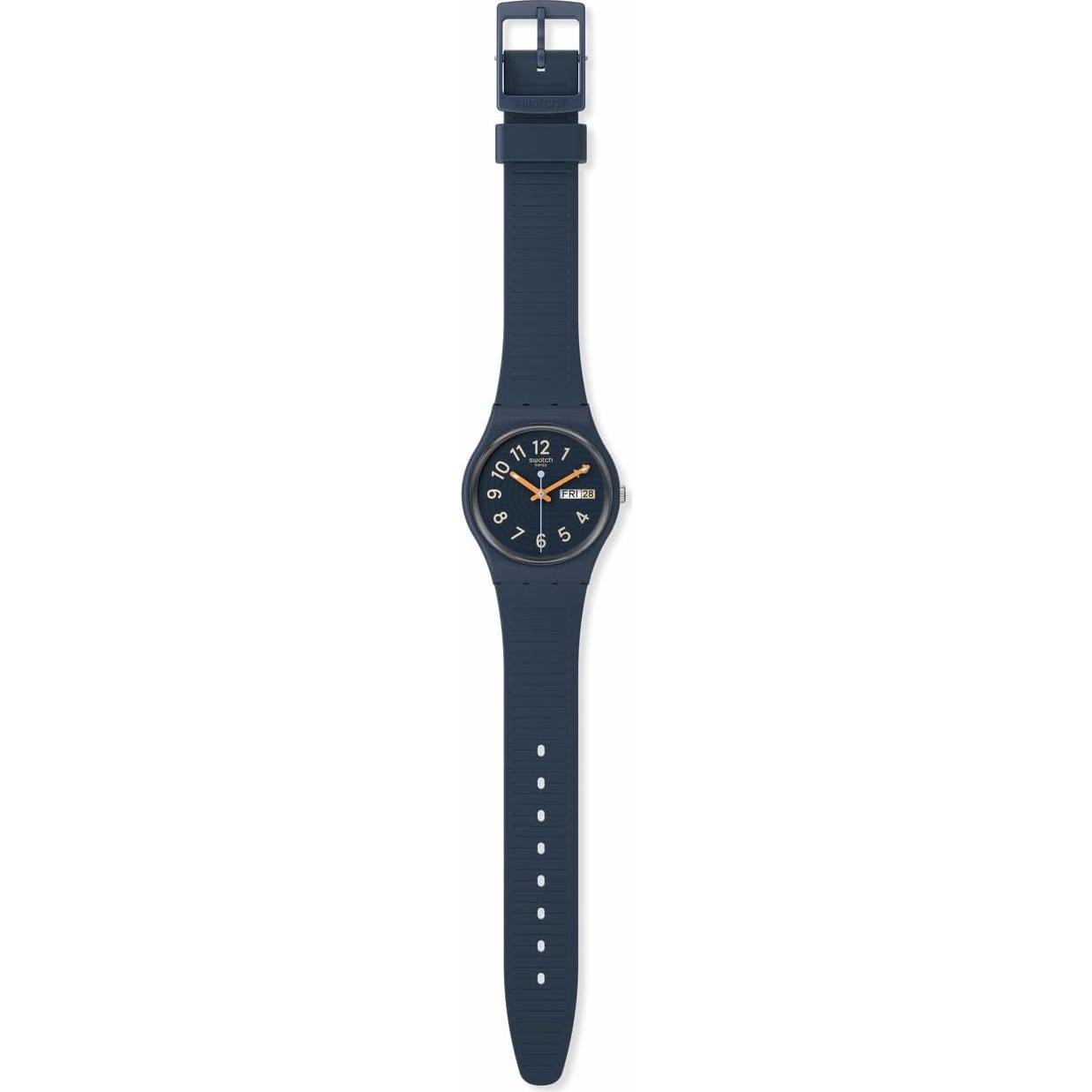 Reloj Unisex Swatch Gent Biosourced Azul 34mm Cuarzo Impermeable