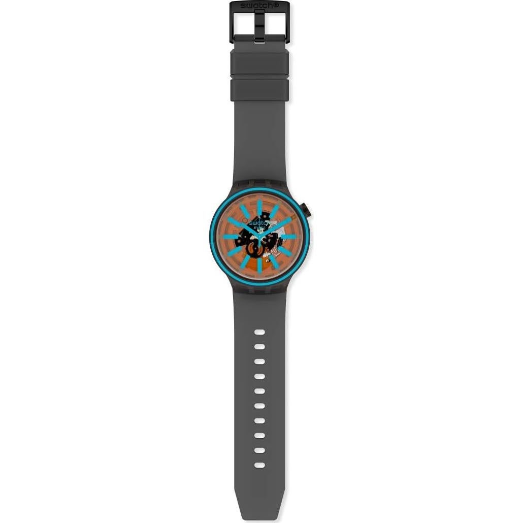Reloj Swatch BIG BOLD Unisex Azul 47mm Resistente al Agua