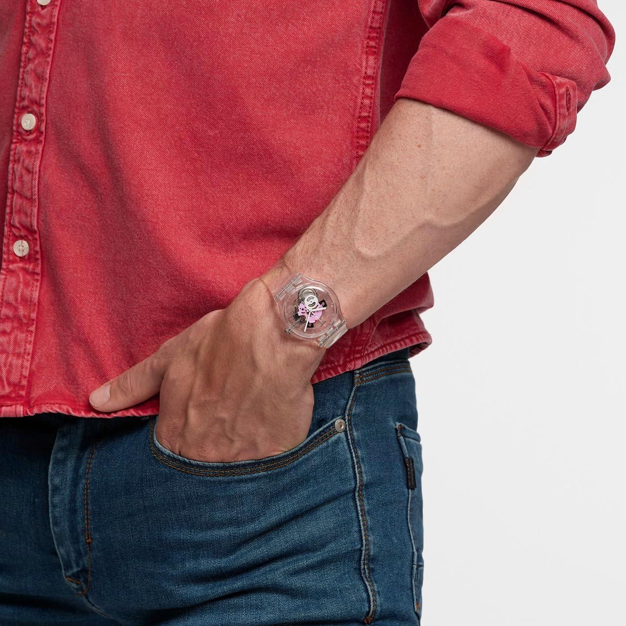 Reloj de Cuarzo Unisex Swatch New Gent 41mm Transparente