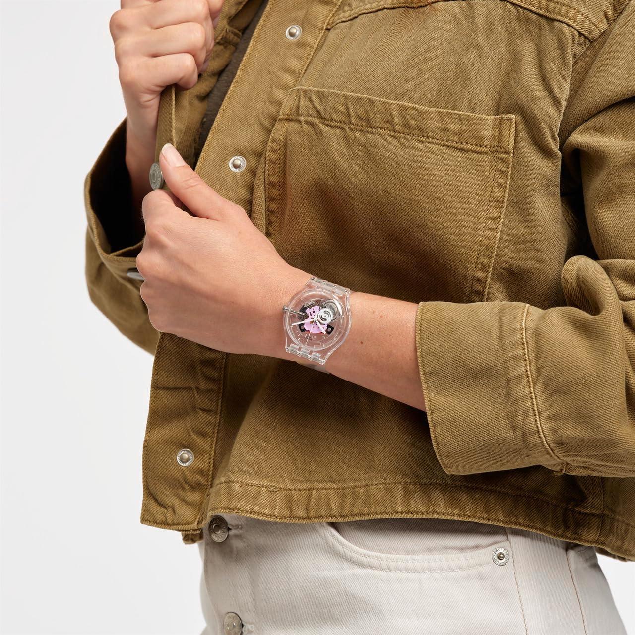 Reloj de Cuarzo Unisex Swatch New Gent 41mm Transparente