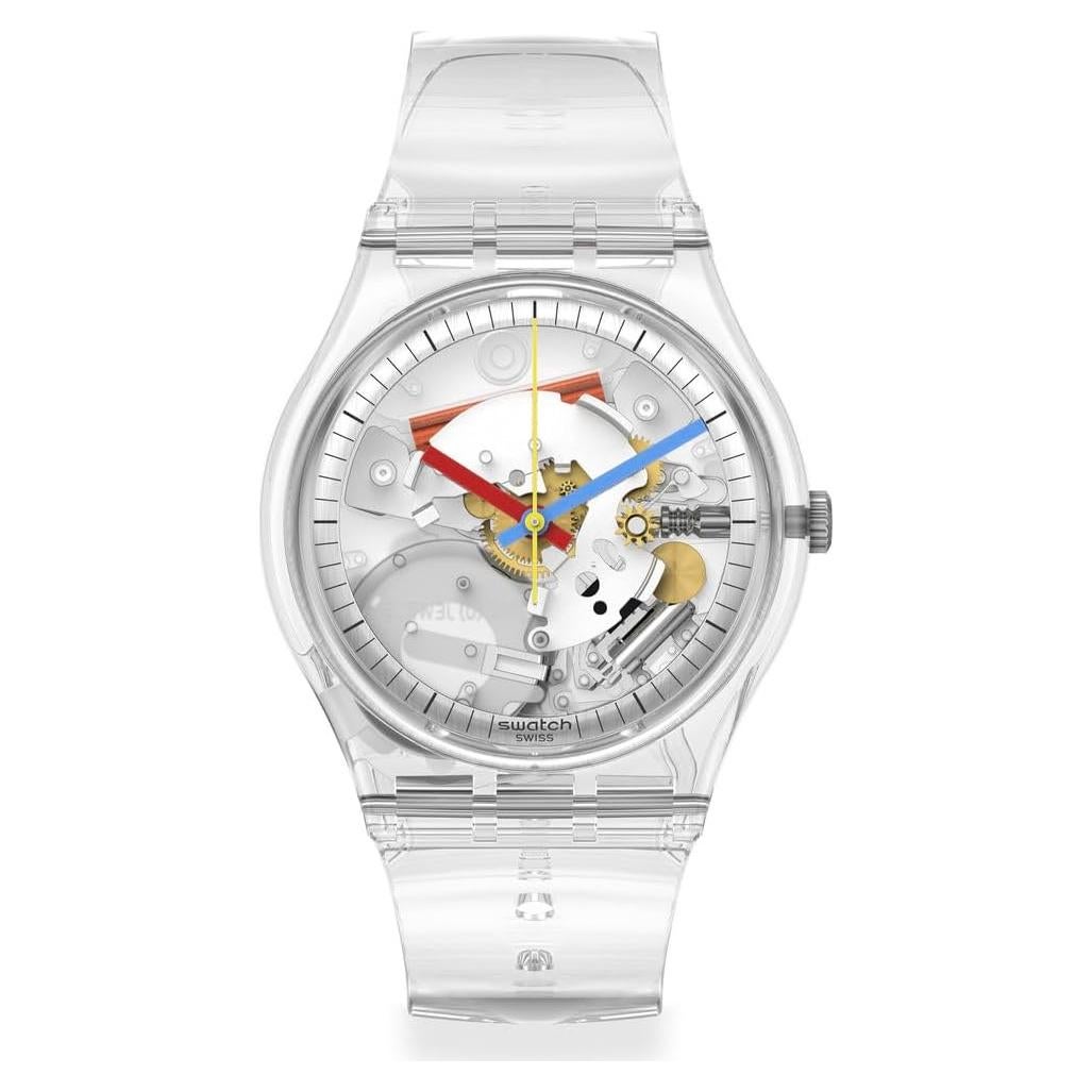 Reloj Swatch Gent Biosourced 34mm Cuarzo Transparente Unisex