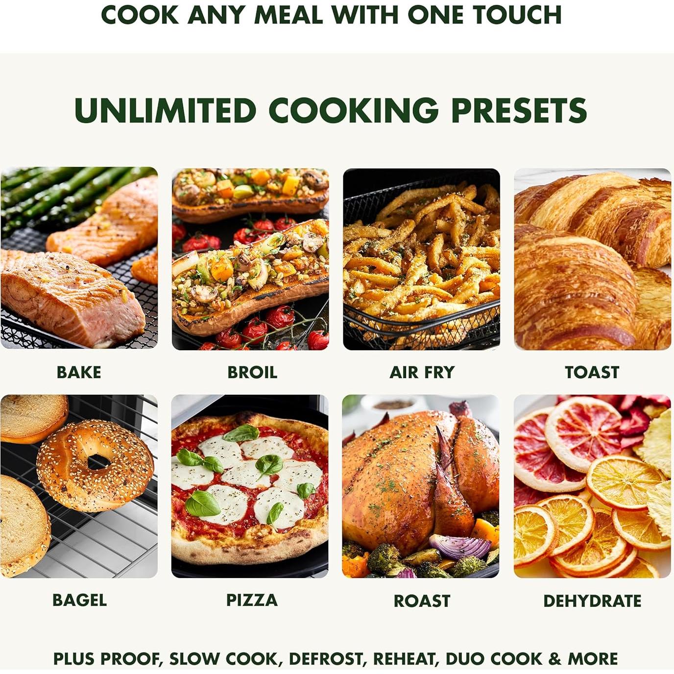 Horno de Convección y Freidora de Aire GreenPan Elite 13 en 1