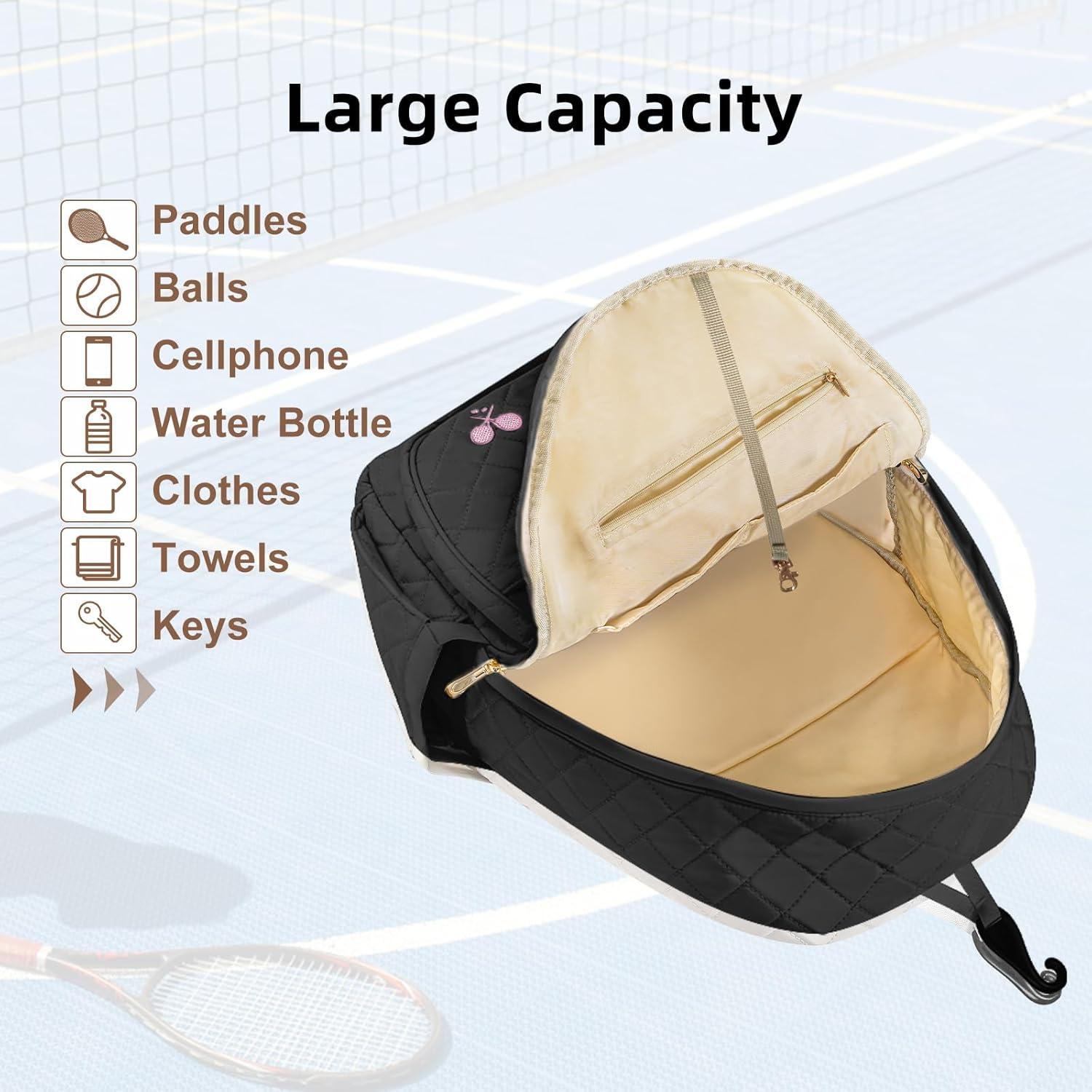 Mochila de Tenis Acolchada BEEYEO 44.96x30 cm Multifuncional