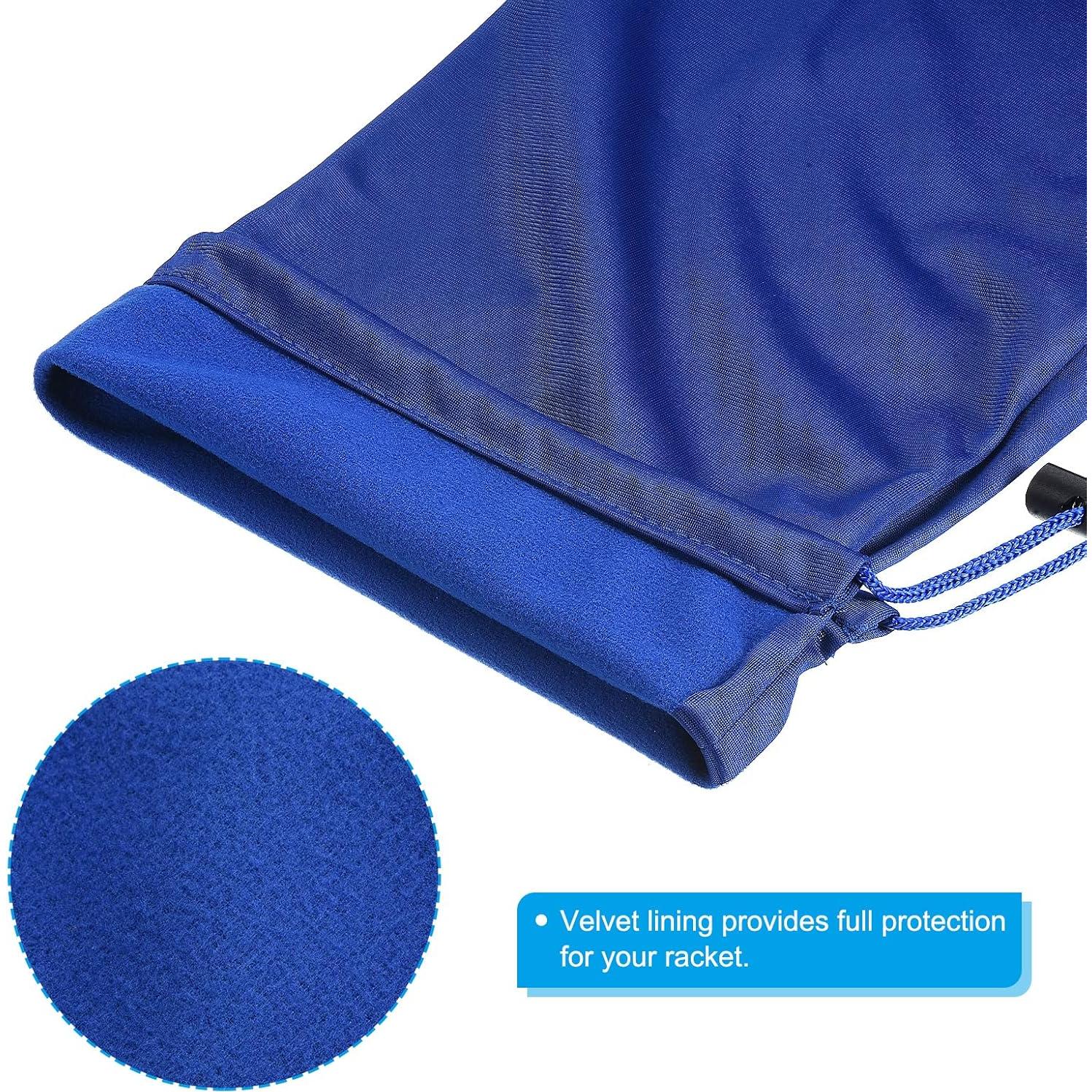 Funda Suave para Raqueta de Bádminton PATIKIL Azul 72x22cm