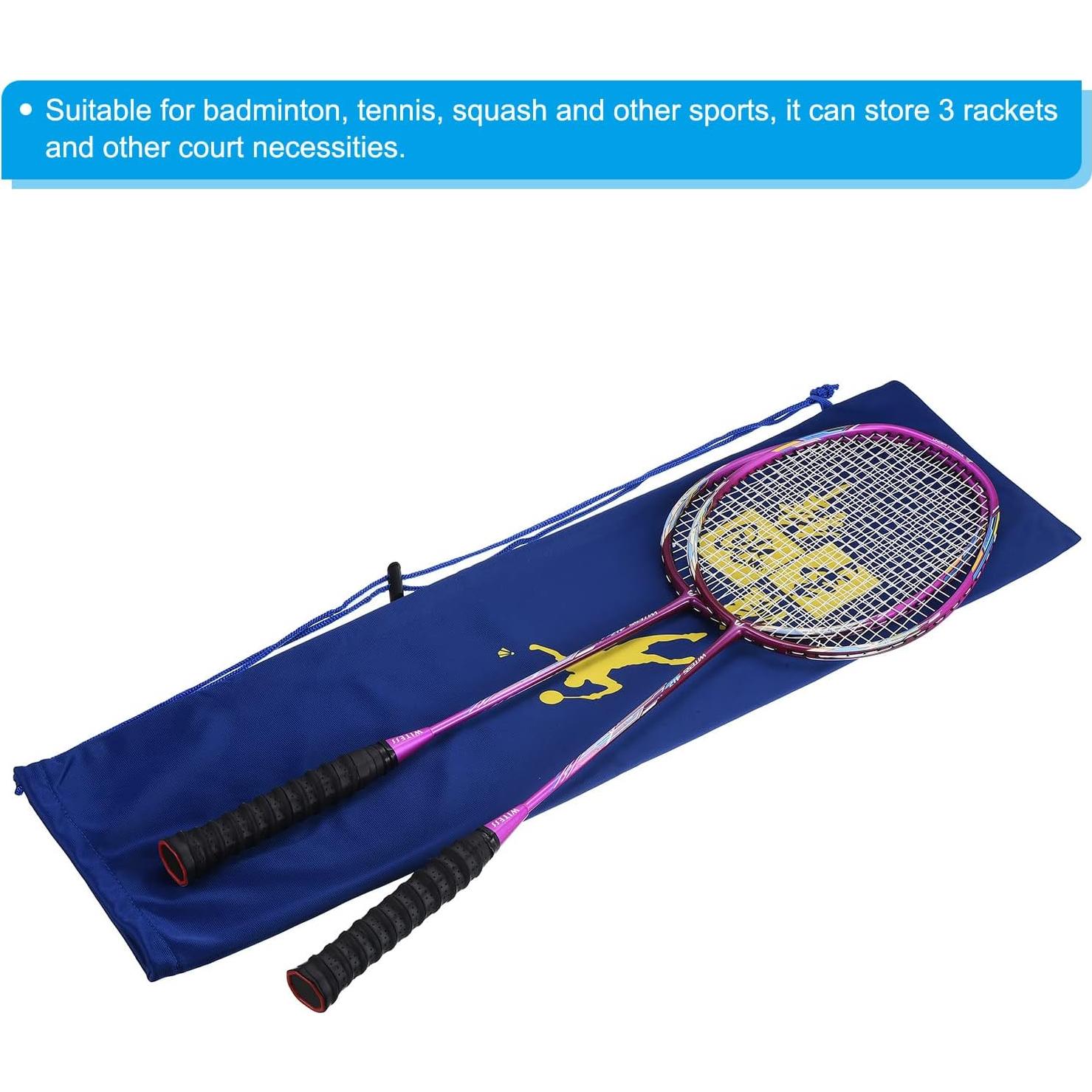 Funda Suave para Raqueta de Bádminton PATIKIL Azul 72x22cm