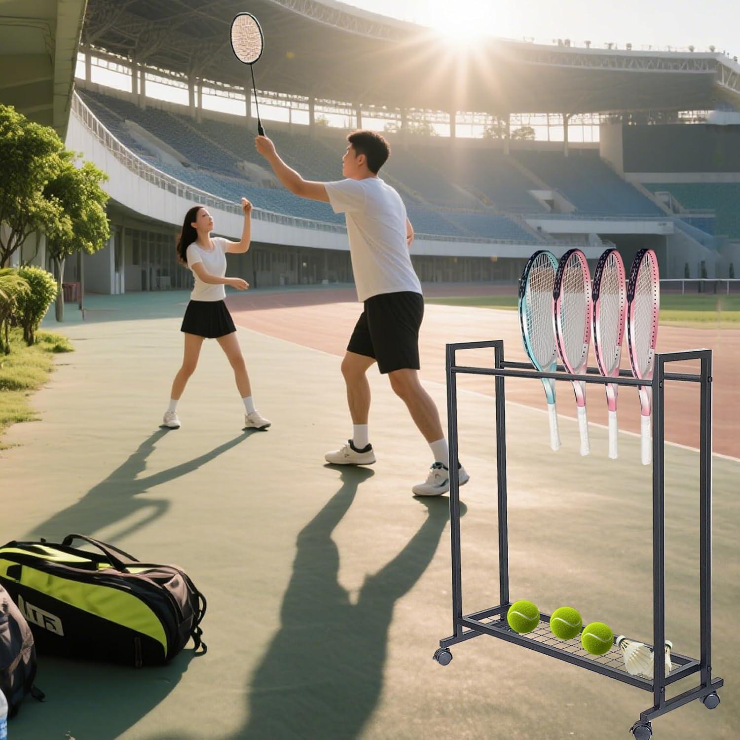 Soporte para Raquetas de Tenis Jueraori, Organizador de Acero 4.63kg