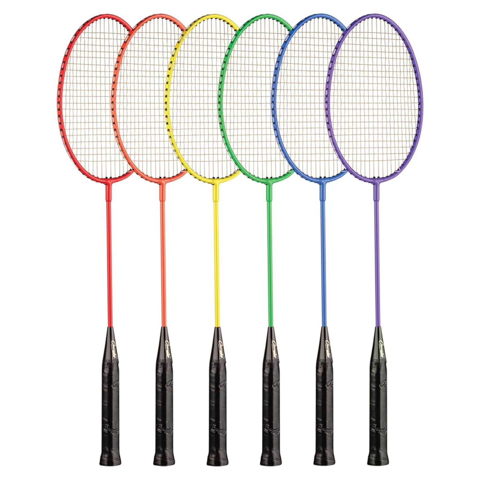 Raquetas de bádminton Champion Sports BR40 - Juego de 6 colores