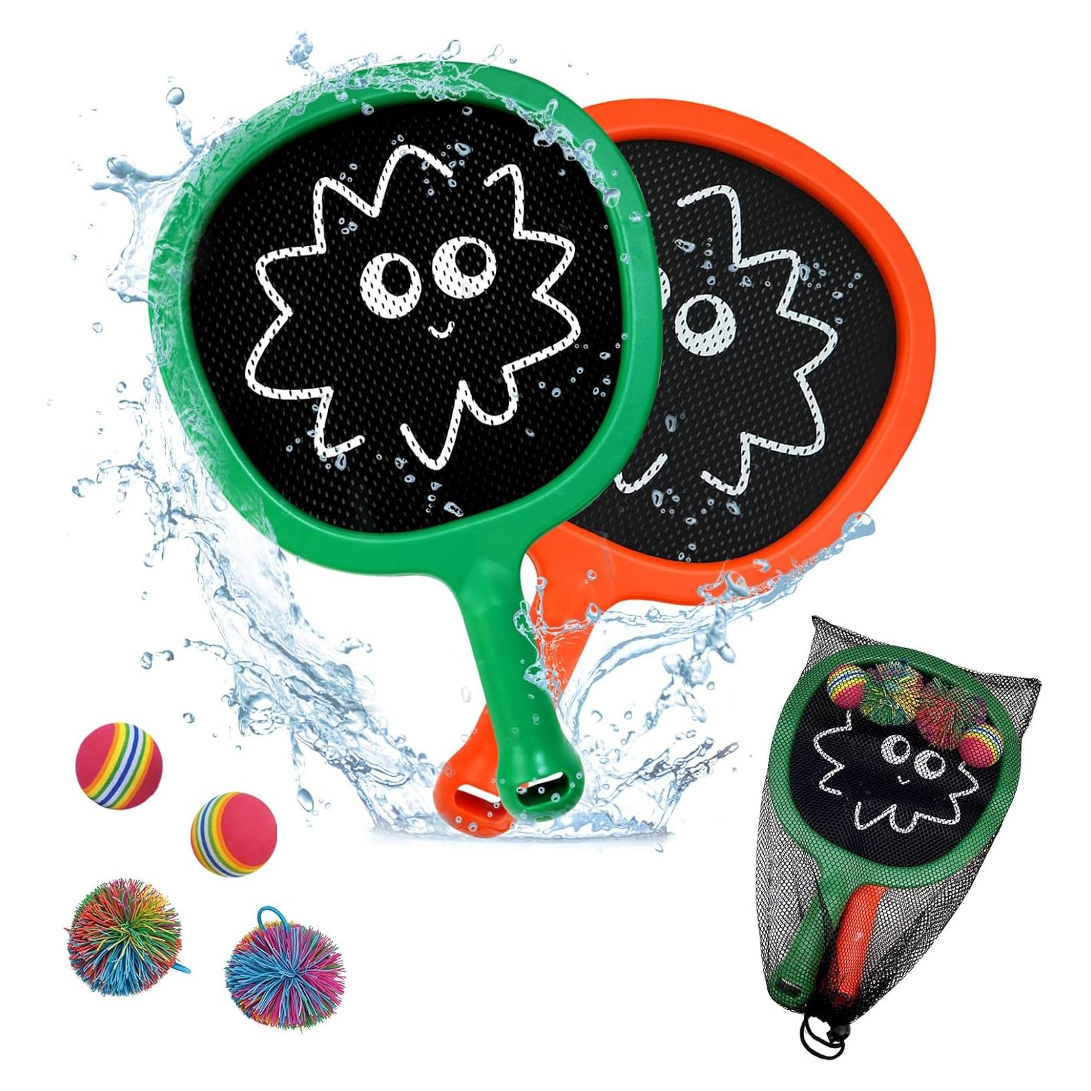 Juego de Palas y Pelotas Rebotadoras Smartwo para Niños y Adultos