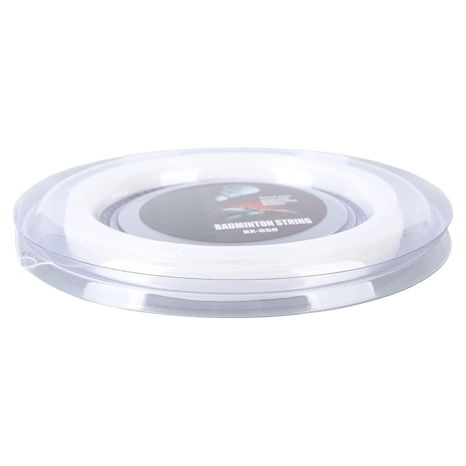 Cuerda de Bádminton Keenso BX650 200m Nylon 0.72mm Blanco