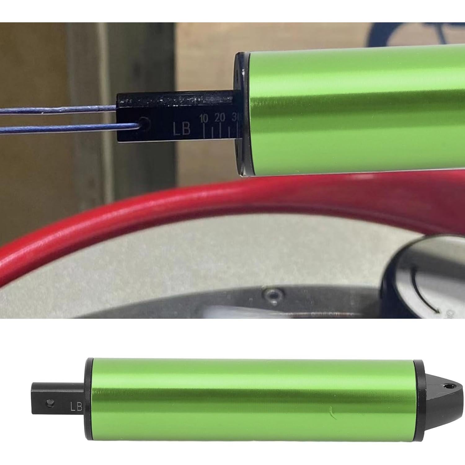 Calibrador de Tensión de Raqueta Dilwe, Aluminio, 45.36 kg