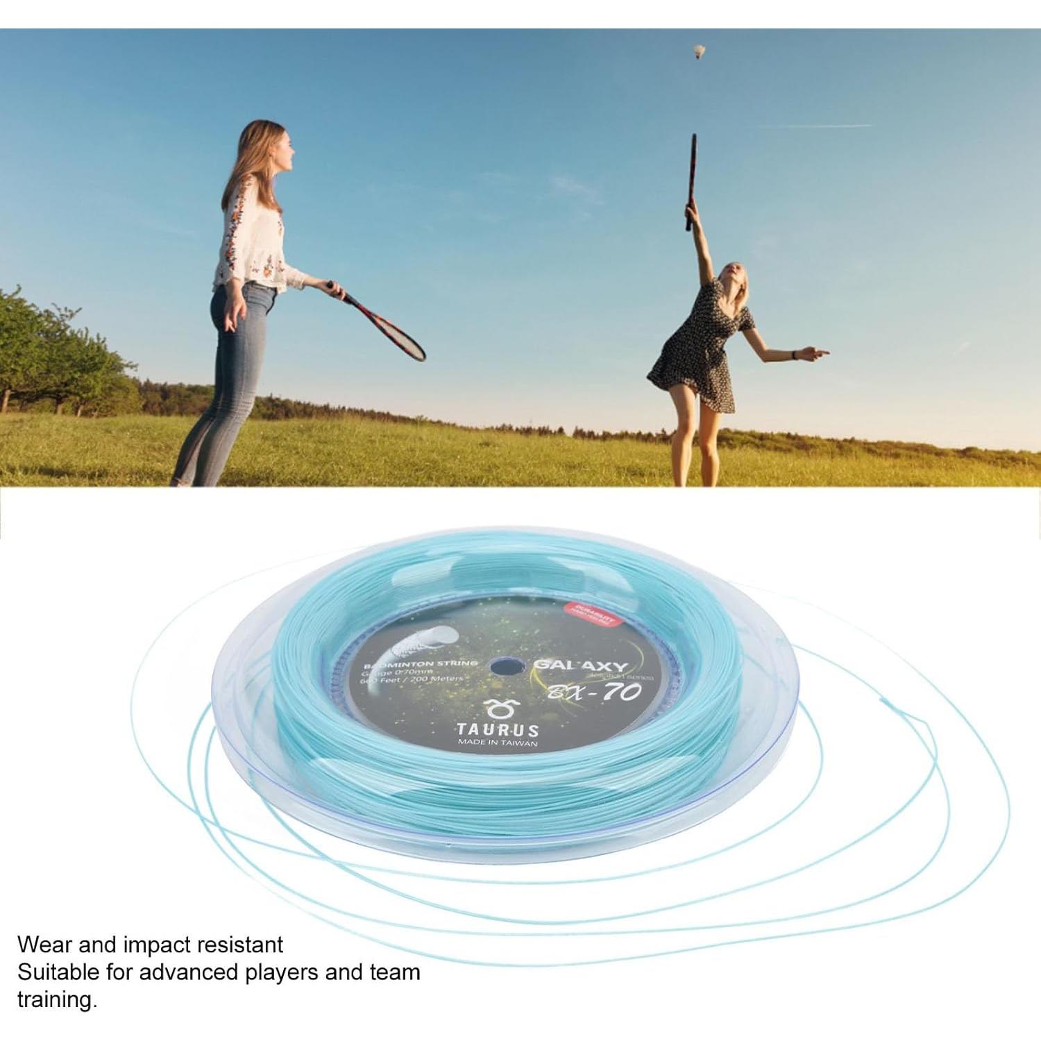 Cuerdas de Bádminton Nylon Jauarta 200m 0.7mm Alta Elasticidad