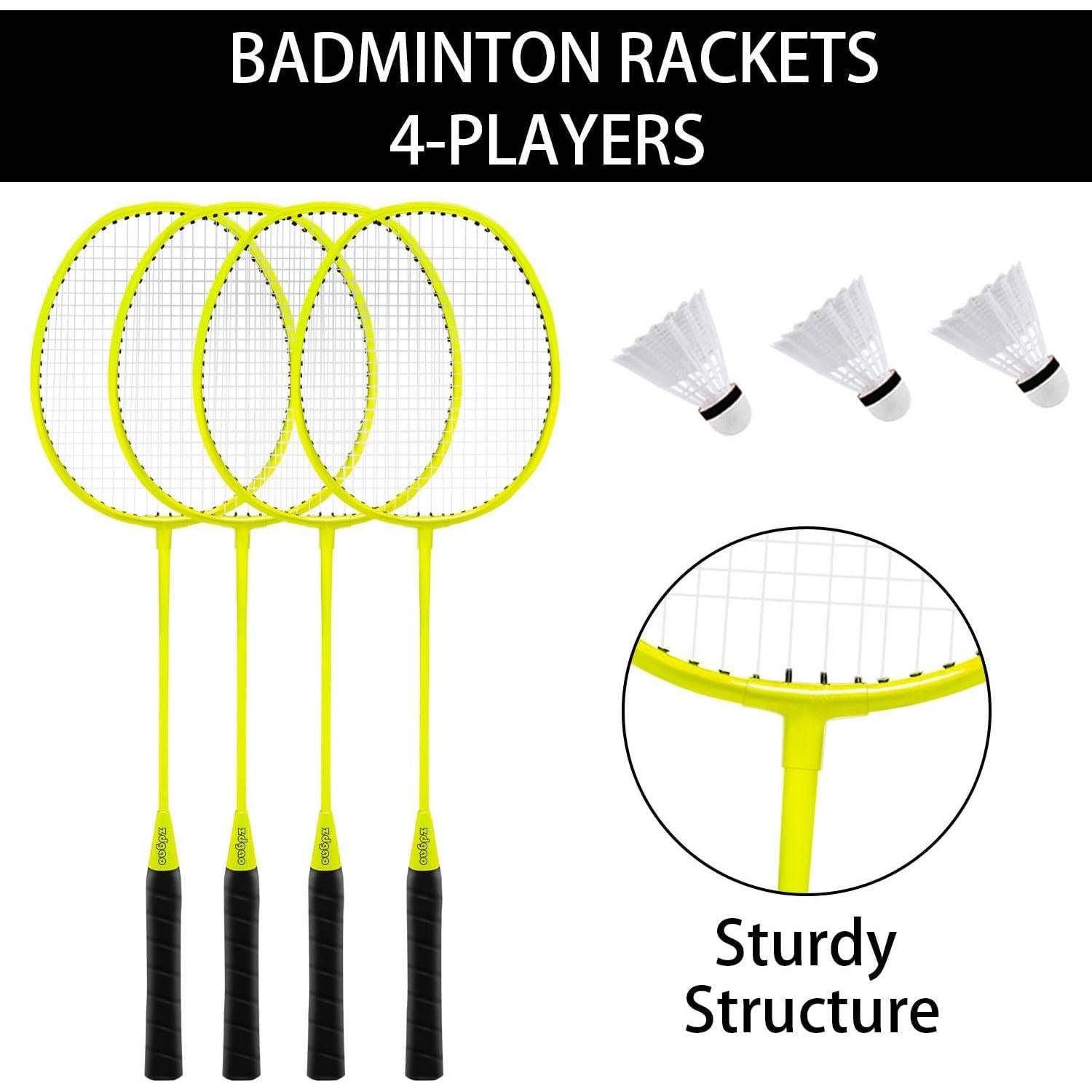 Conjunto de Voleibol y Badminton Zdgao - Red Ajustable 9.75m