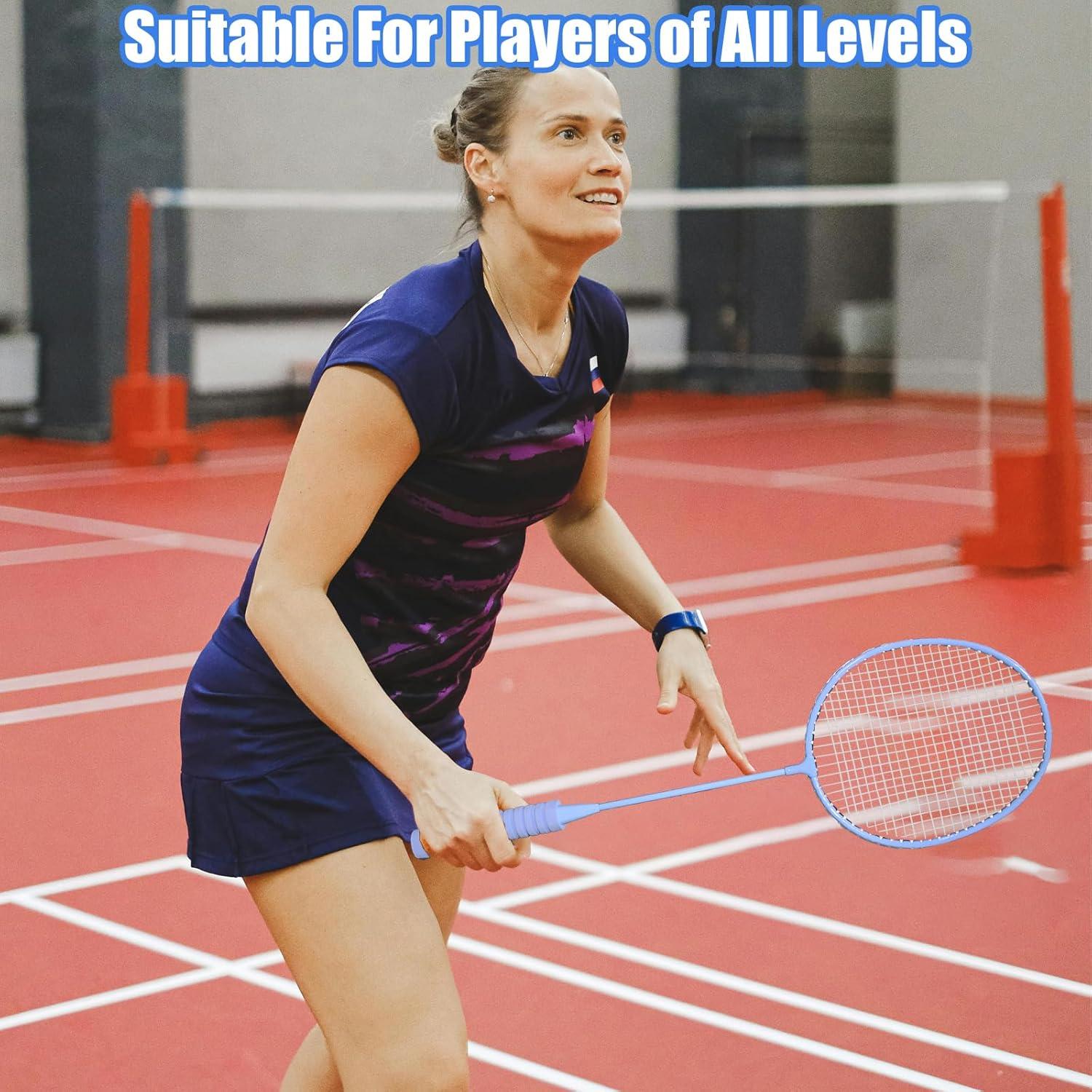 Juego de Raquetas de Bádminton Magicorange BadmRac-5 con Red y Bolsa