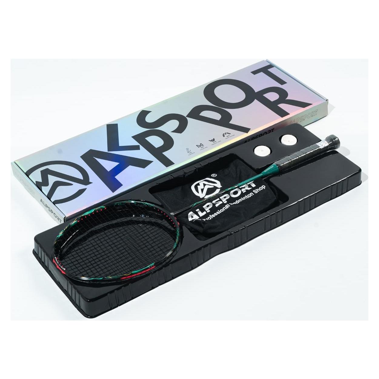 Raqueta de Bádminton ALPSPORT V5 Escala Serpiente 75g