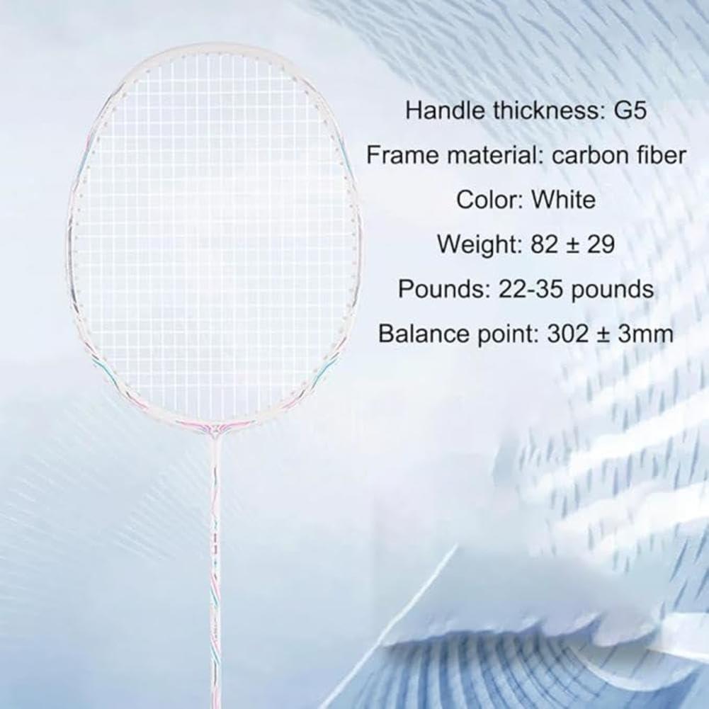 Juego de Raquetas de Bádminton AIRZHANYU Ultra Ligera 82g