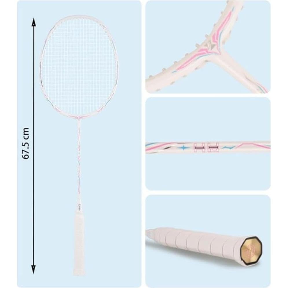 Juego de Raquetas de Bádminton AIRZHANYU Ultra Ligera 82g