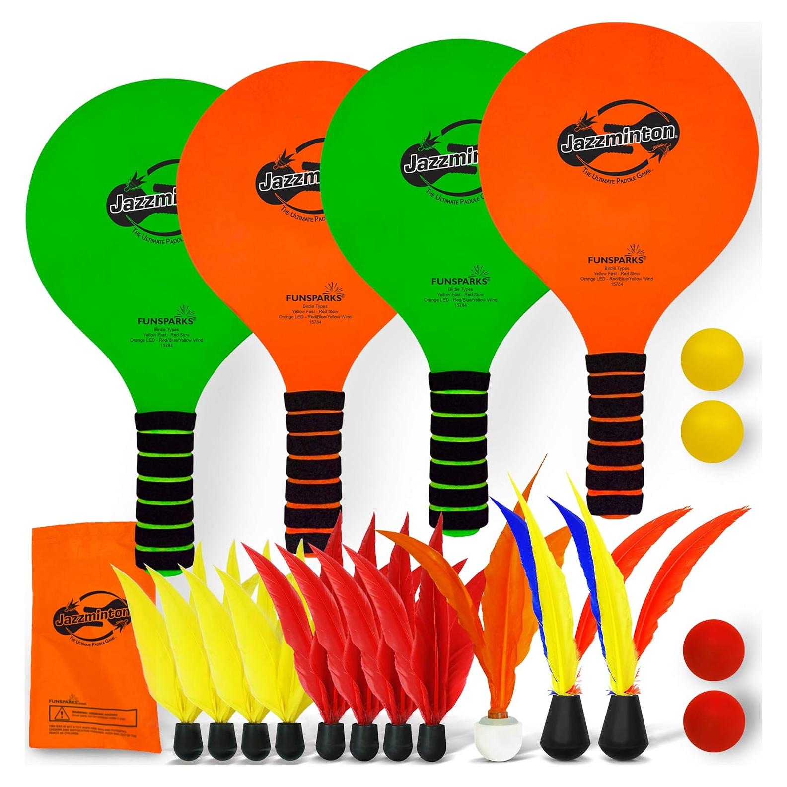 Juego de Palas Jazzminton Select Doble - Set de 4 Palas