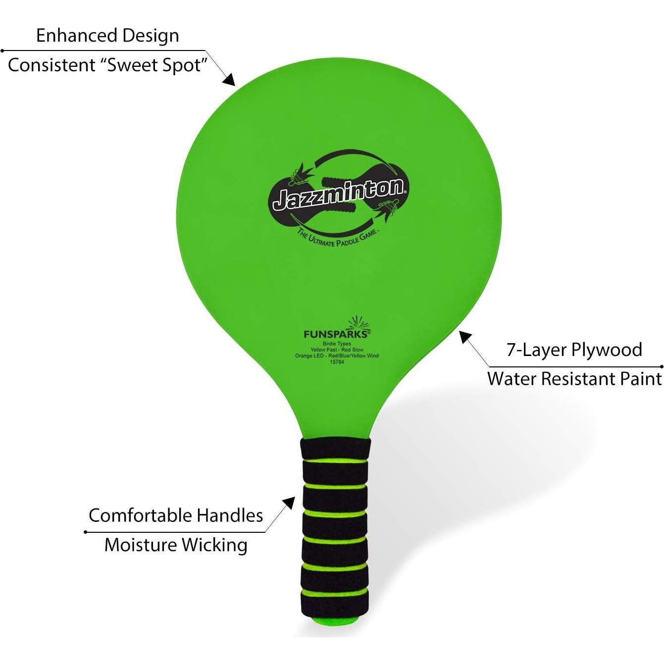 Juego de Palas Jazzminton Select Doble - Set de 4 Palas