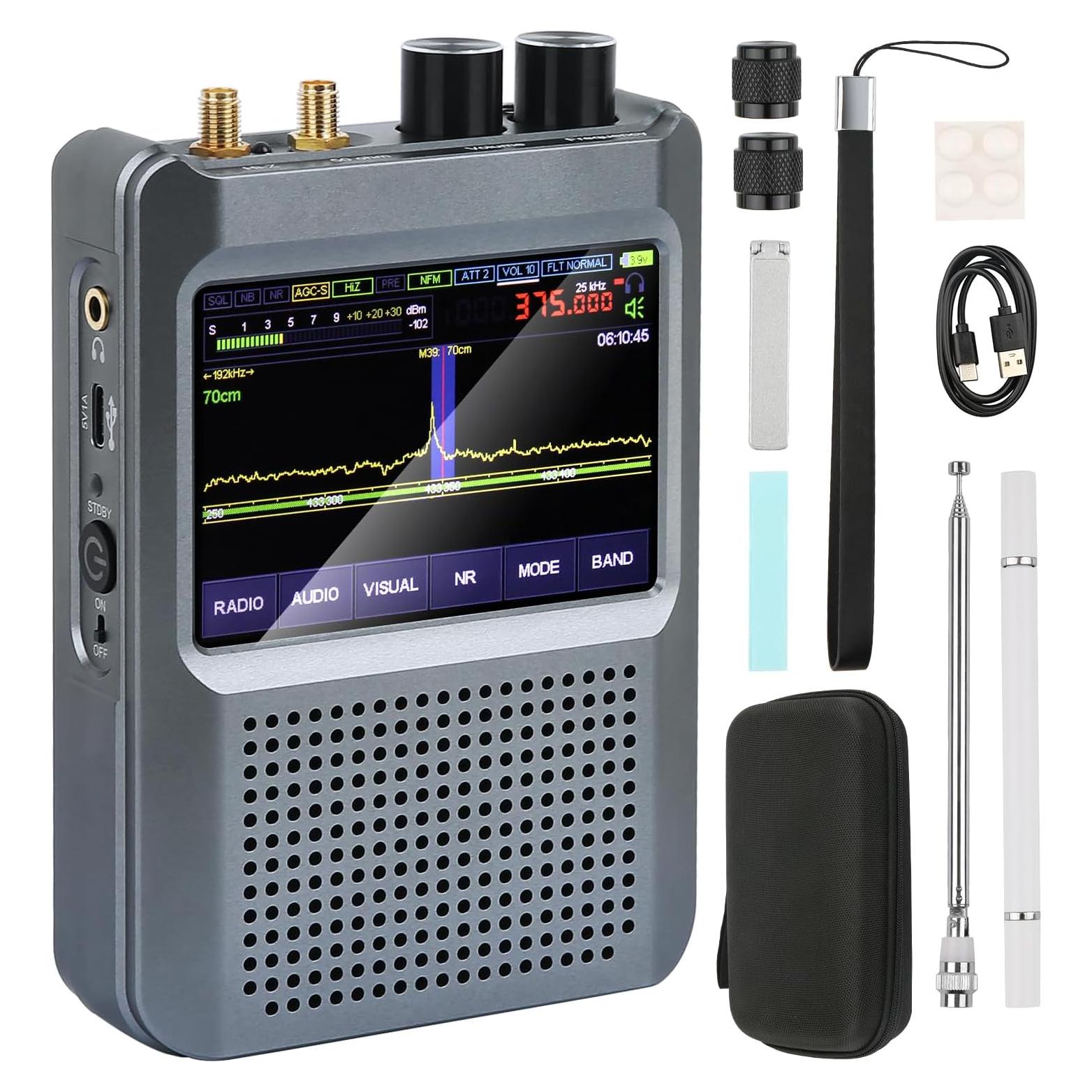 Receptor de Radio SDR SDRGEEK DSP2 Pantalla Táctil 3.5" 10kHz-2GHz