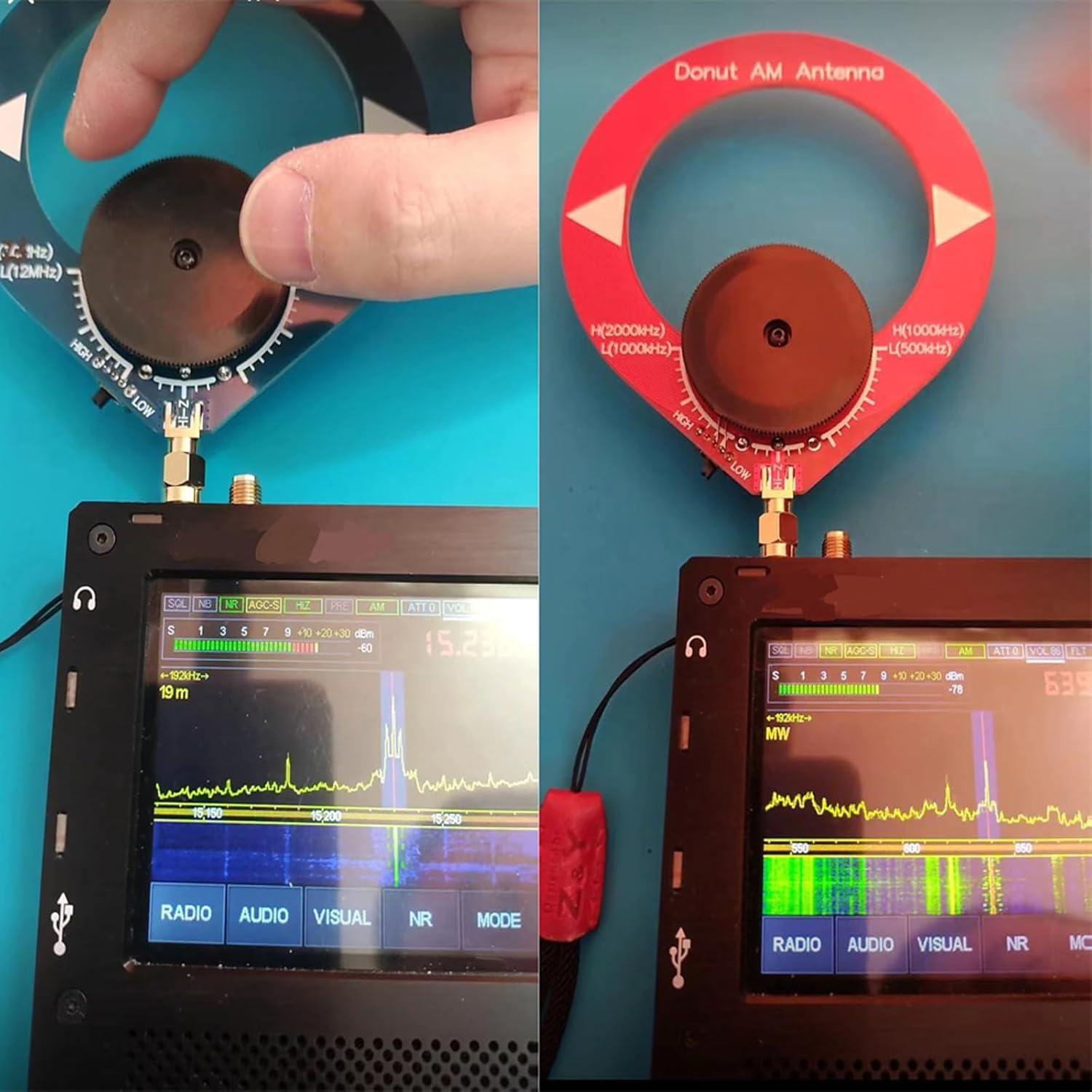 Receptor de Radio SDR Malachite V2.4 GOOZEEZOO con Antena Mini Loop