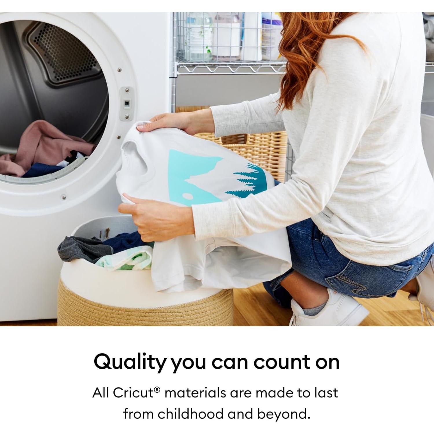 Vinilo de Transferencia Térmica Cricut Joy Xtra - 6 Hojas 24.1x30.5 cm