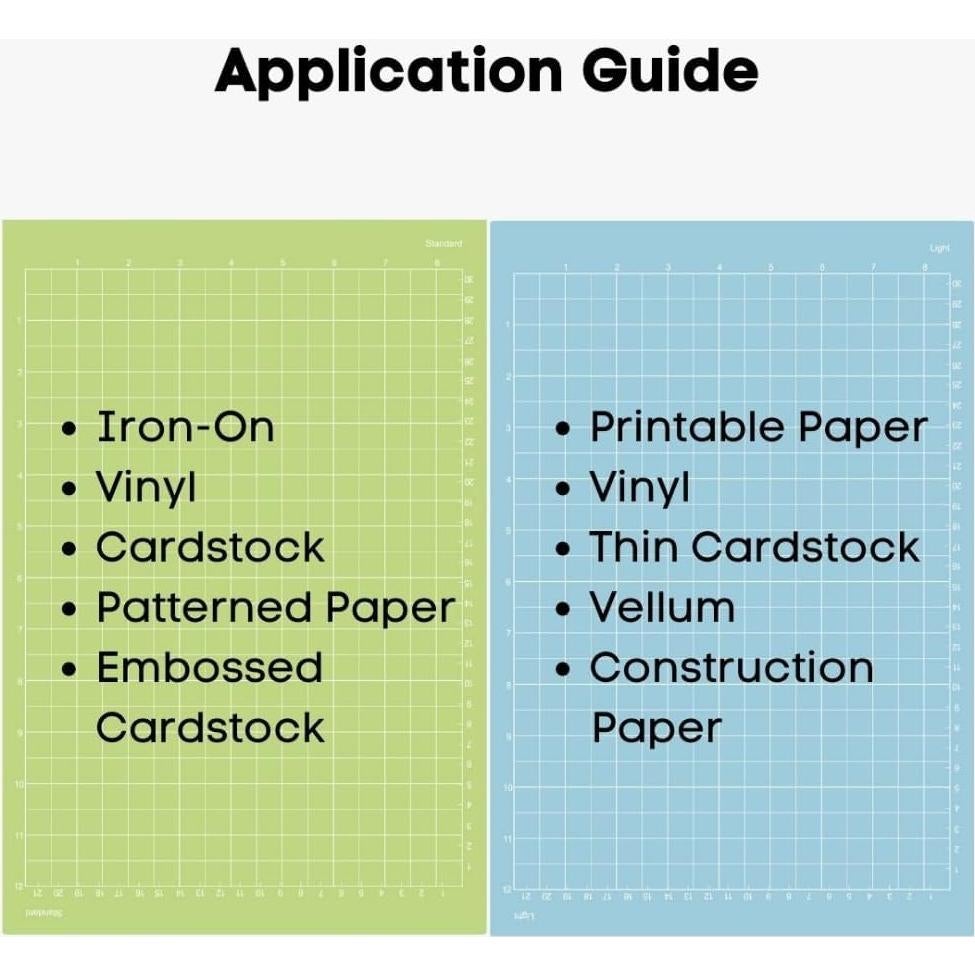 Alfombrillas de Corte YOFONE 21.6x30.5cm para Cricut Joy Xtra