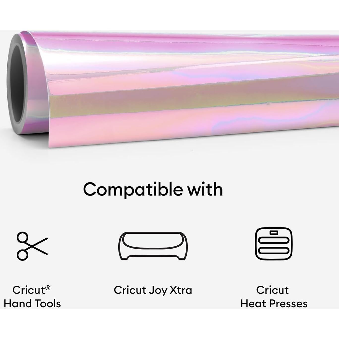 Vinilo de Transferencia Térmica Holográfico Cricut 24x30cm 3ct