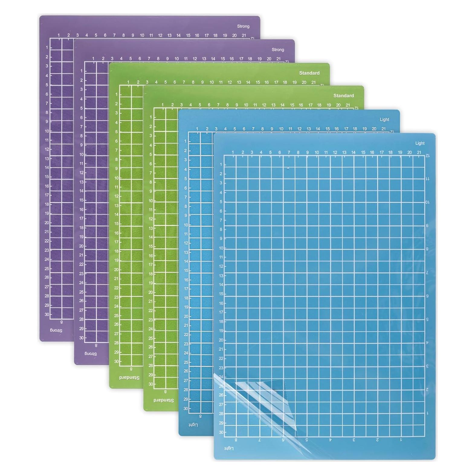 6 Mats de Corte para Cricut Joy Xtra - Grip Estándar, Ligero y Fuerte