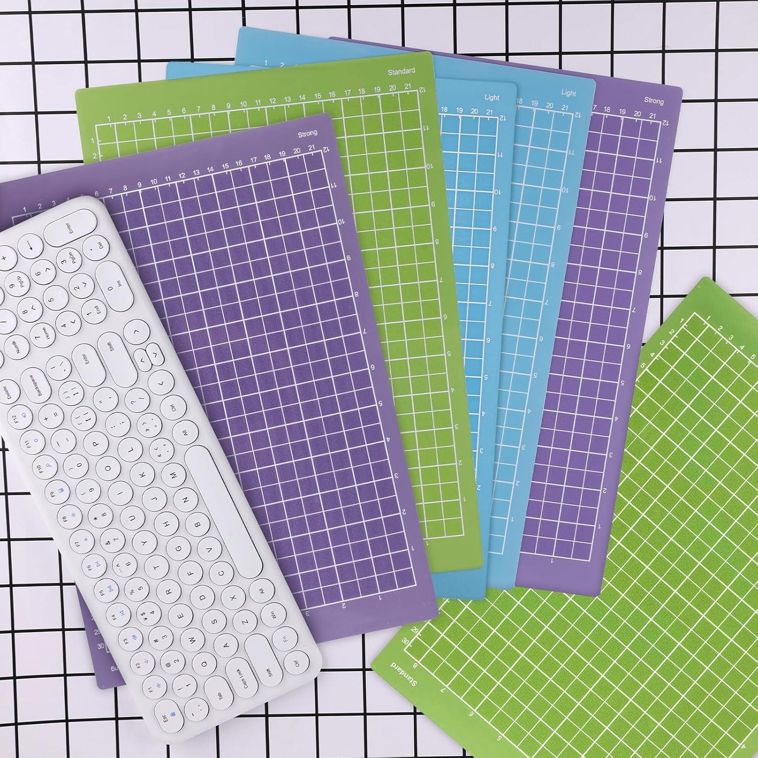 6 Mats de Corte para Cricut Joy Xtra - Grip Estándar, Ligero y Fuerte