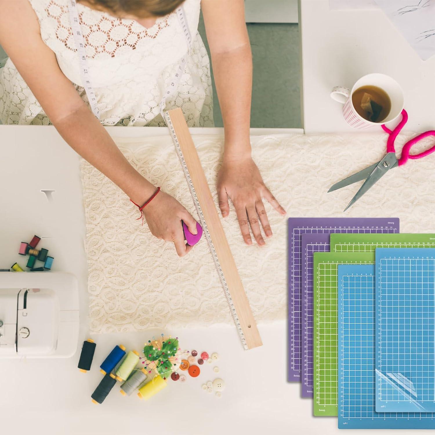 6 Mats de Corte para Cricut Joy Xtra - Grip Estándar, Ligero y Fuerte