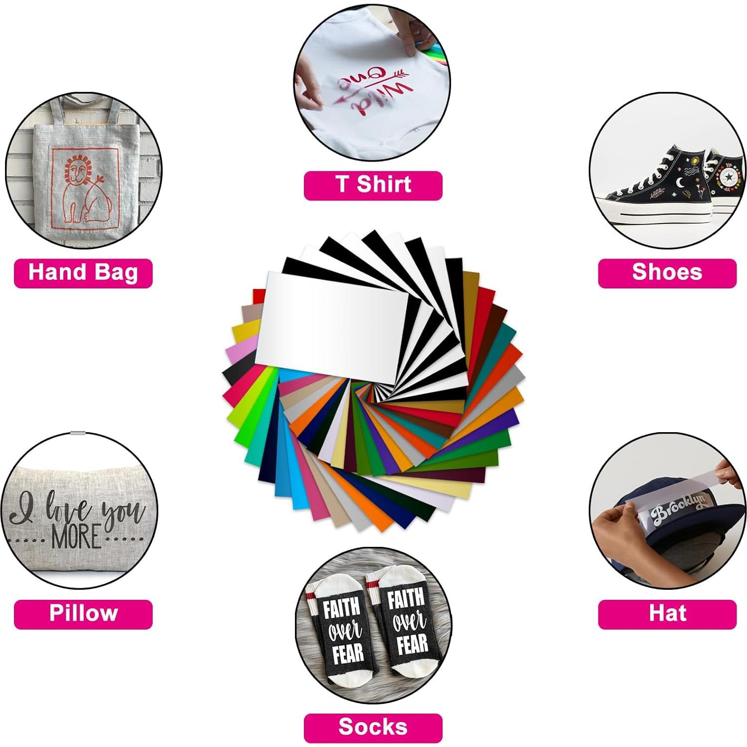 Vinilo de Transferencia de Calor LOPASA 41 Hojas 21.6x30.5 cm