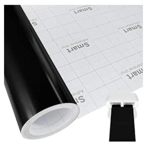Vinilo Adhesivo Permanente MeYuxg 118x21.6cm Negro para Cricut