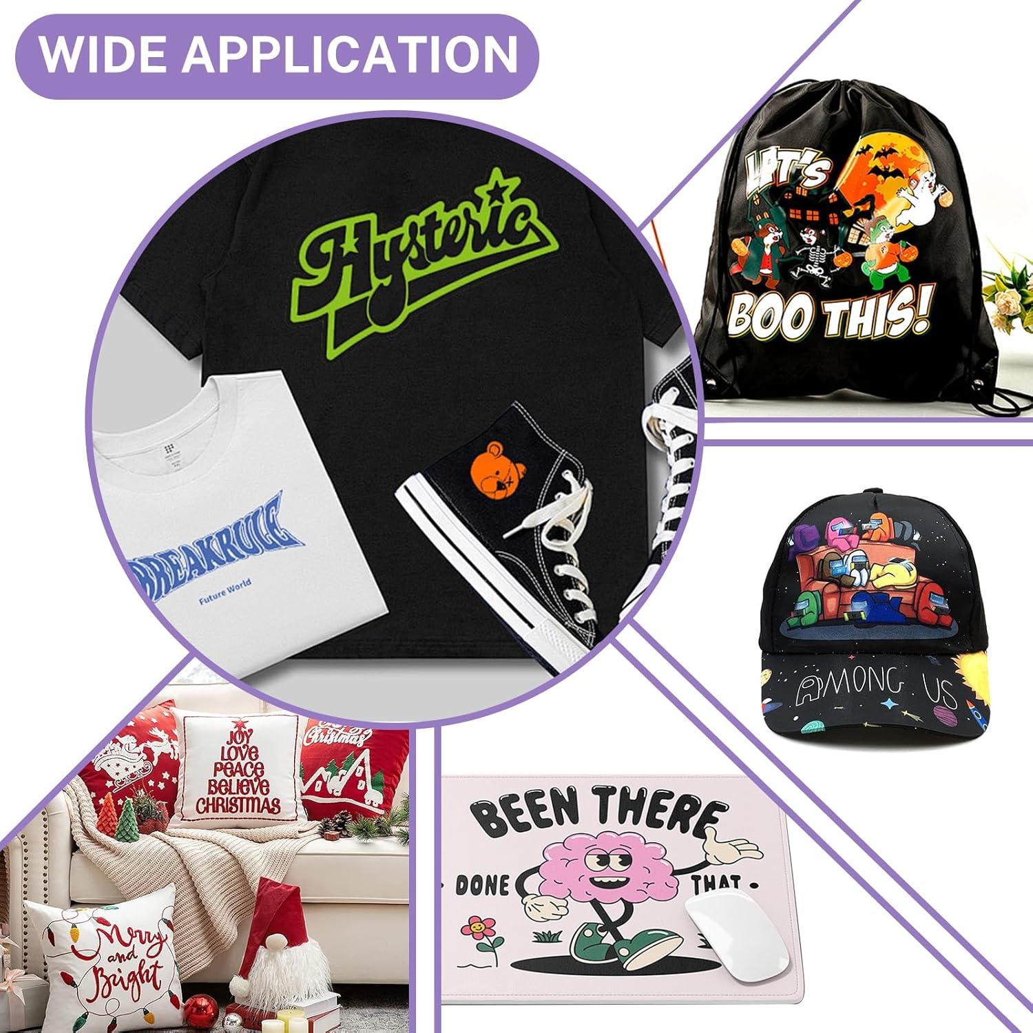 Paquete de 16 Piezas de Vinilo Termoadhesivo HAWERSI 24.1x30.5cm