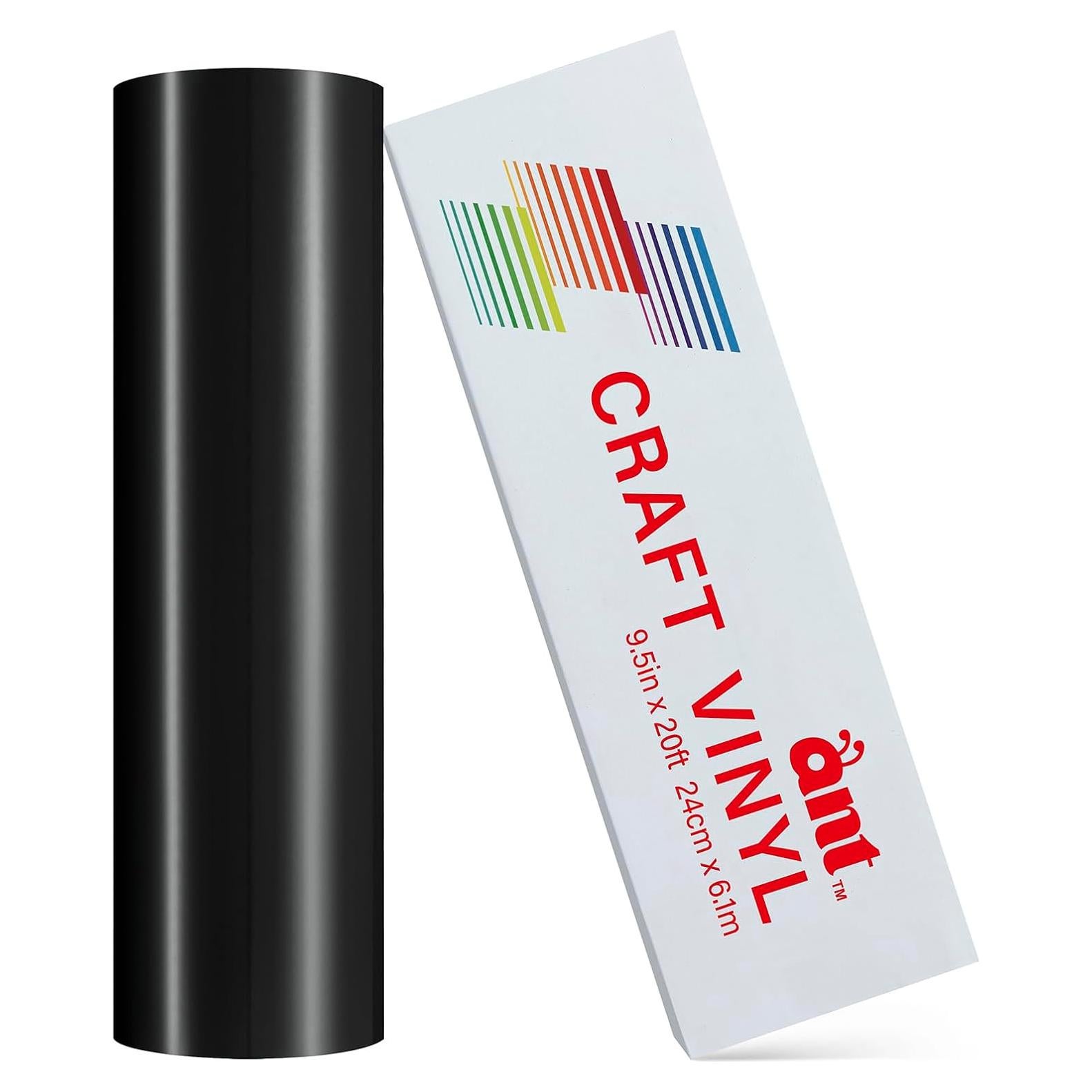 Vinilo Permanente ANT 9.5" x 6.1m Negro para Cricut Joy Xtra