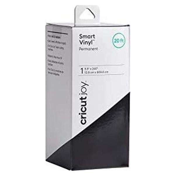 Vinilo Permanente Inteligente Cricut Joy Negro 5.5" x 240" Brillante